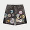 GODSPEED Patchwork Denim Shorts Mens Apparel